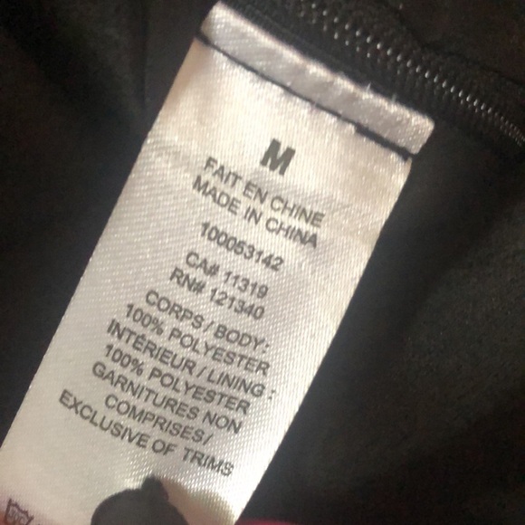 Ladies Dynamite Black Bubble Sleeve Blouse - Size Medium - Picture 7 of 7